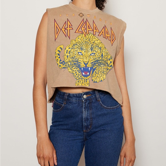 People of Leisure Def Leppard Pyromania Tank - Picture 2 of 4